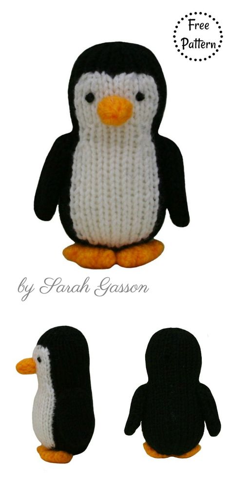 Amigurumi Penguin Soft Toy Free Knitting Pattern #freeknittingpattern #knittingpattern #Amigurumifreepattern Penguin Soft Toy, Christmas Knitting Projects, Amigurumi Penguin, Tea Cosy Knitting Pattern, Teddy Bear Knitting Pattern, Christmas Knitting Patterns Free, Knitting Toys, Knitted Toys Free Patterns, Knitted Teddy Bear