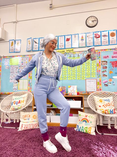 100s Day Teacher Outfit, Dress Like 100 Years Old Teacher, 100th Day Teacher Outfit, 100th Day Of School Dress Up Teacher, Teacher 100 Day Of School Outfit, Teacher 100th Day Costume, 100th Day Of School Teacher Costume, 100 Day Of School Teacher Outfit, Last Day Of School Outfit Teacher