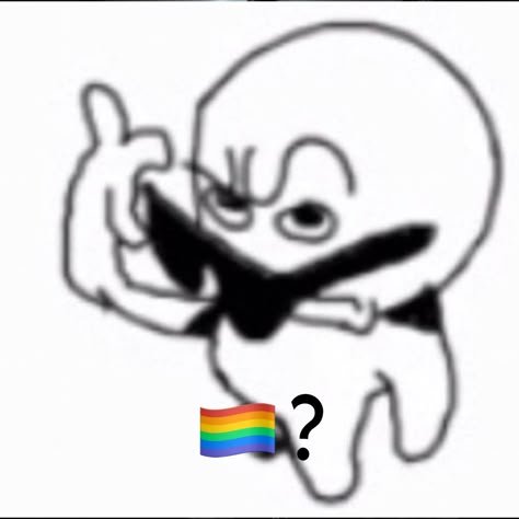 Bruh Meme, Silly Art, Gay Sticker, Poppy Drawing, Goofy Drawing, Gay Humor, Reaction Images, Reaction Memes, Funny Doodles