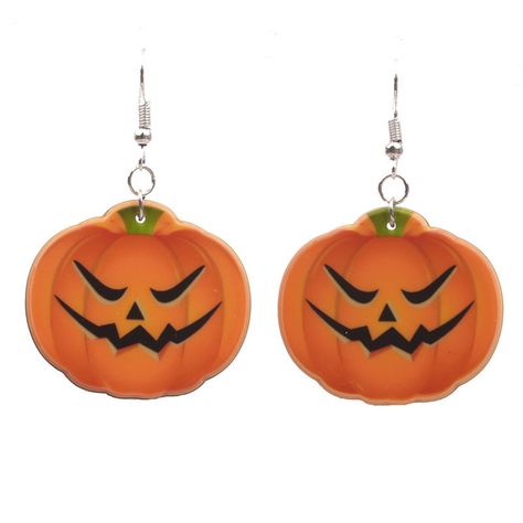 Acrylic Fashion Geometric earring(Big pumpkin earrings) NHYL0298-Big-pumpkin-earrings Pumpkin Ornaments, Biggest Pumpkin, Pumpkin Earrings, Costume Jewelry Earrings, Halloween Earrings, Halloween Jewelry, Big Earrings, Large Earrings, Geometric Earrings