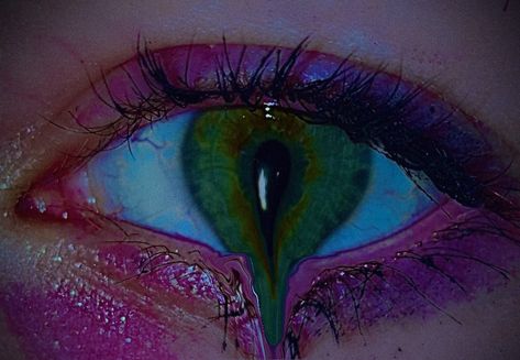 #eye #art #colorful #aesthetic #slay All Seeing Eye Aesthetic, Weird Eyes Aesthetic, Eye Strain Art, Unnatural Eye Color, System Aesthetic, Gore Warning, Multi Colored Eyes, Eyes Artwork, Photos Of Eyes