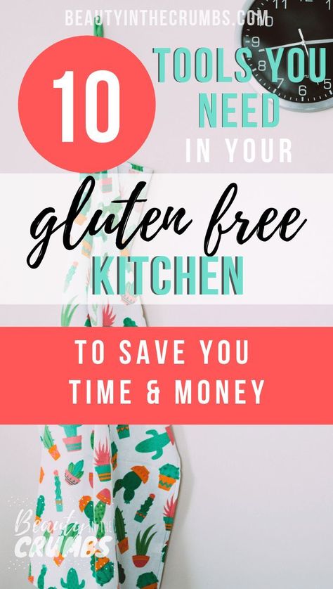 Kitchen Tools You Need to Save Money When Eating Gluten Free - A beginner's guide to starting a healthy gluten-free lifestyle #glutenfreeliving #glutenfreetips #kitchenhacks #frugaltips Restaurant Card, Eating Gluten Free, Gluten Free Beauty Products, Gluten Free Kitchen, Gluten Free Travel, Free Friends, Gluten Free Living, Gluten Sensitivity, Gluten Free Eating