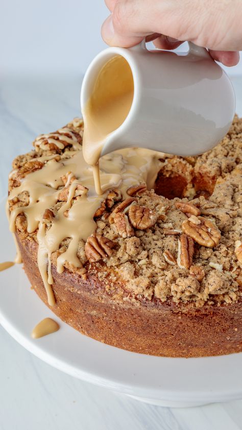 Coffee Coffee Cake | Southern FATTY Upside Down Coffee Cake, Bourbon Coffee Cake, Super Moist Coffee Cake, Moist Cinnamon Coffee Cake, Coffee Flavored Coffee Cake, Coffee Coffee Cake, Best Coffee Cake Recipes Moist, Coffee Flavored Cake Recipes, Buttermilk Coffee Cake Recipe