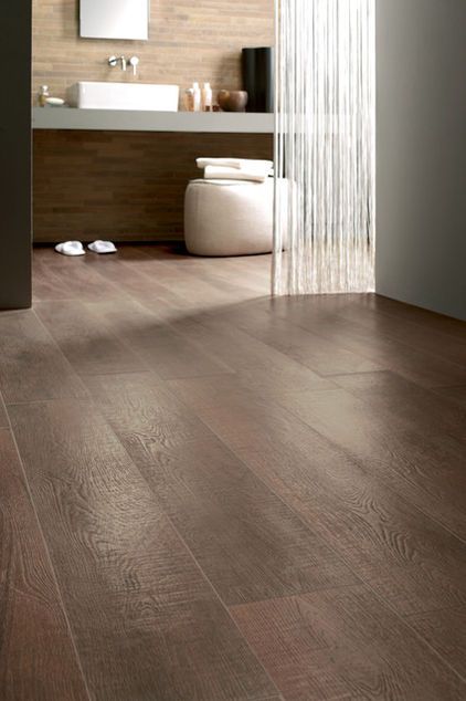 Wood Look Tile for front porch Contemporary Tile Floor, Wood Tile Bathroom Floor, Small Bathroom Tile Ideas, Wood Like Tile, Wood Tile Bathroom, Small Bathroom Tiles, Wooden Tile, Wood Tile Floors, Best Floor Tiles