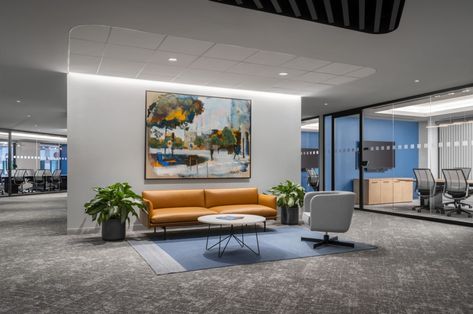 Small Meeting Room, Office Lounge Area, Focus Space, Office Reception Area, Management Office, Modular Lounge, Office Lobby, Drop Ceiling, Office Photo