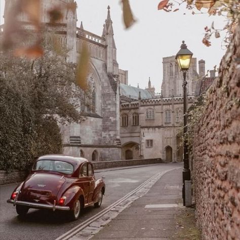 Beautiful Buggy on rustic roads.  #vintagecar #cars #buggy England Aesthetic, France Gall, His Dark Materials, Dark Academia Aesthetic, A Castle, Academia Aesthetic, Old Money Aesthetic, Pretty Places, Dark Academia