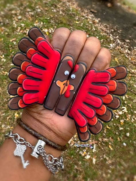 Square Nails Thanksgiving, Nail Inspo Fall Simple, Red Nails Thanksgiving, Cute Nails Acrylic Thanksgiving, Nails Acrylic For January, Fall Nails 2024 Coffin, Short Simple Nails Fall, Preppy Thanksgiving Nails, Cute Thanks Giving Nails