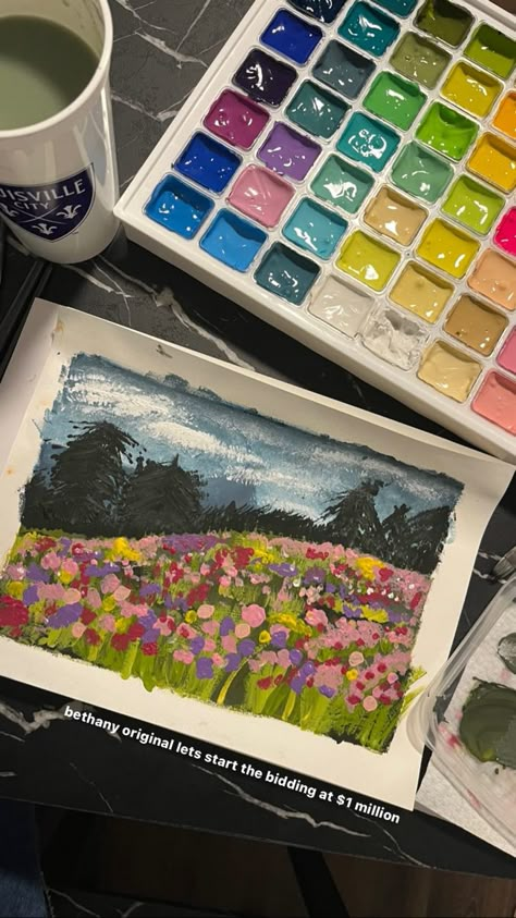 i finally tried gouache painting and love it!! new hobby unlocked Samantha Hobby, Natalie Hobby, Alyssa Hobby, Leah Hobby, Kaylee Hobby, Isabella Hobby, Katie Hobby, Chloe Hobby, Sophia Hobby