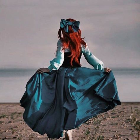 Ariel Aesthetic, Gothic Princess, Disney Princesses And Princes, Disney Princess Fan Art, Mermaid Aesthetic, Group 2, Princess Ariel, Modern Disney, Disney Ariel