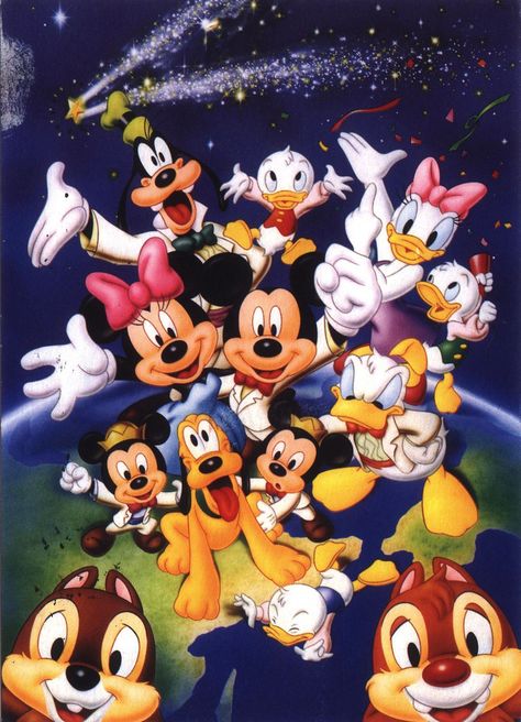 Minnie Mouse Pictures, Walt Disney Characters, Mickey Mouse Pictures, Disney Fine Art, Images Disney, Mickey Mouse Art, Karakter Disney, Cute Disney Pictures, Disney Posters