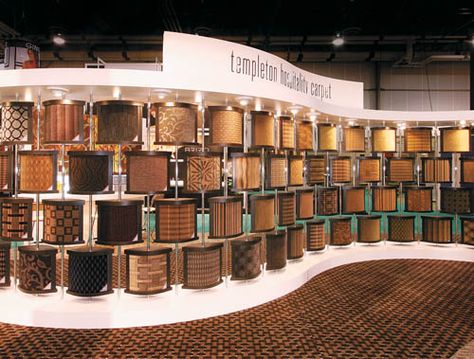 Museum Exhibition Design, Carpet Stores, Interactive Walls, Showroom Interior Design, Tile Showroom, Fabric Display, Museum Displays, Exhibition Booth Design, Exhibition Display