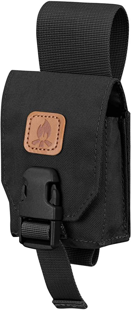 Helikon-Tex Compass/Survival Pouch - Black Black Leather Pouch With Coin Pocket, Black Chest Bag Pouch With Anti-theft Pocket, Black Tactical Bag With Functional Pockets, Outdoor Chest Bag With Anti-theft Pocket In Black, Duty Belt, Tactical Pouches, Black Anti-theft Bags For Hiking, Survival Equipment, The Compass