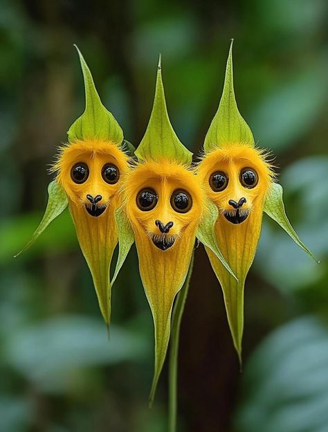 Monkey Orchids Monkey Orchid, Monkey Flower, Unusual Flowers, Beautiful Orchids, Orchid Flower, Orchids, Seeds, Trees, Plants