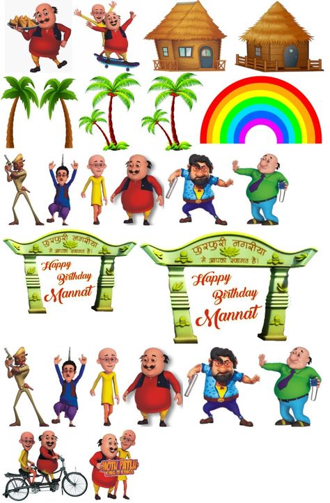 Motu Patlu Cake Topper, Cartoon Cake Topper Printable, Motu Patlu Cake Design, Motu Patlu Photo, Motu Patlu Png, Motu Patlu Cake, Cute Elephant Cartoon, Baby Boy Cake Topper, Baby Shower Cake Designs