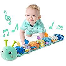 Tummy Time Newborn, Caterpillar Toys, Infant Toys, Baby Musical Toys, Ring Bell, Fine Motor Skills Development, Baby Teething Toys, Baby Teething, Baby Growth