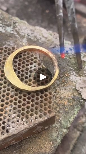 Diamond Gold Ring - How to make ring necklace at home | Goldsmith Videos Tutorial Day 48, Goldsmith Jewelry, Make Ring, Diamond Gold Ring, How To Make Rings, Like And Share, Diamond Gold, Lace Making, Jewelry Designer, Gold Diamond Rings