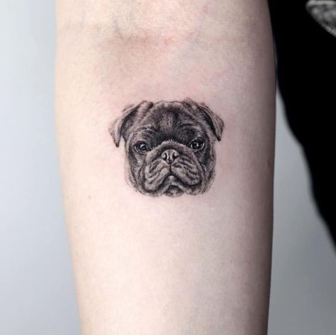 Black Pug Tattoo, Pug Tattoo, Mama Tattoo, Pet Pug, Seahorse Tattoo, Black Pug, Tattoo Outline, Tattoos Gallery, Body Mods