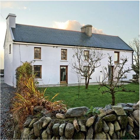 Exterior | Irish farmhouse | House tour | Ideal Home | PHOTO GALLERY Irish Home Exterior, Irish Farmhouse Exterior, Irish Farmhouse Renovation, Irish House Designs, Farmhouse Extension, Farm Renovation, Irish House Plans, Irish Cottages, Irish Farmhouse