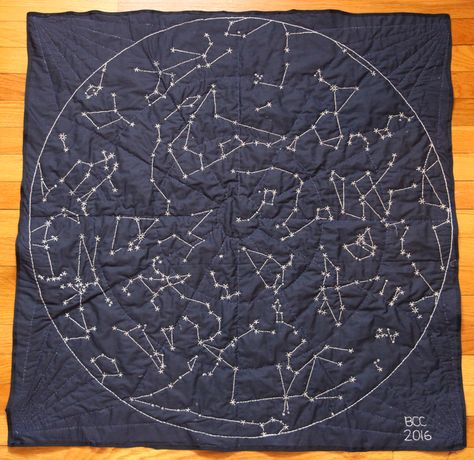 Haptic Lab Constellation Quilt Fabric Yarn Projects, Constellation Quilt, Space Quilt, Diy Toy Storage, Pyrography Patterns, Home Sewing, Diy Quilt, Crib Quilt, Fabric Yarn