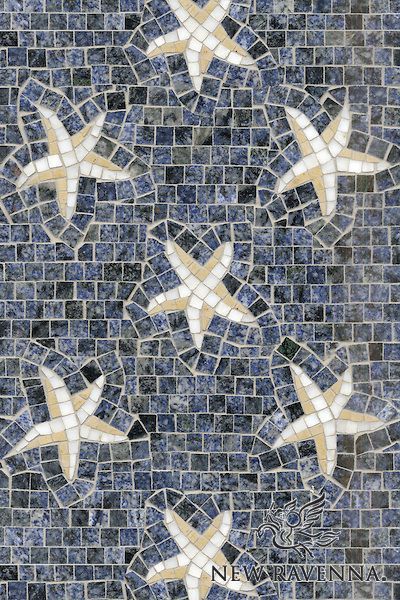 . Ravenna Mosaics, Mosaics Art, Beautiful Tiles, New Ravenna, Nautical Bathroom, Mosaic Inspiration, Sea Stars, Tile Table, Diy Mosaic