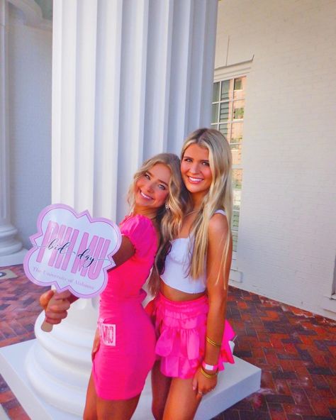 Phi Mu Alabama, Alabama Sorority, Dphie Bid Day, Alabama Sorority Girl, Phi Mu Philanthropy, Phi Mu Bid Day, Tri Delt Bid Day, Alpha Phi Bid Day, Preppy Sorority