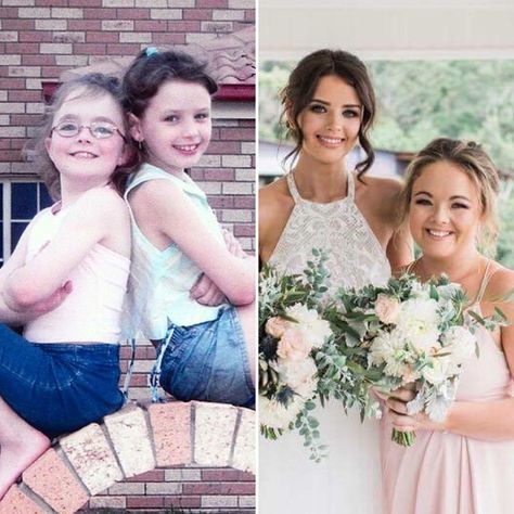 Jess And Gabriel Wedding, Jess And Gabriel, Jess Conte, My Best Friend, Of My Life, Best Friend, My Life, Growing Up, Bridesmaid Dresses