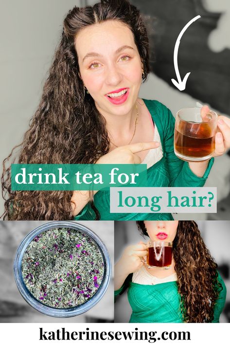 In today's video and article I will be sharing with you my version of a hair growth vitamin in a tea! 🍵 #haircare #naturalhaircare #haircareroutine #haircareproducts #haircaretips #healthyhaircare #organichaircare #haircareproduct #curlyhaircare #naturalhaircareproducts Teas For Hair Growth, Nettle Tea Benefits Hair, Green Tea Benefits For Hair, Tea For Hair Growth Drinking, Tea For Hair Growth, Indian Herbs For Hair Growth, Hair Growth Tea, Herbal Tea Hair Rinse, Green Tea Hair Growth