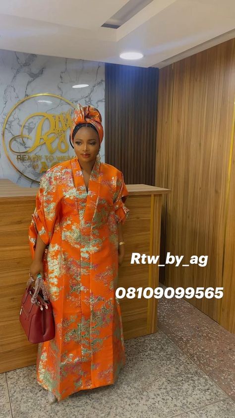 Styles For Brocade Material, Brocade Damask Bubu Dress Styles Nigeria, Bubu Gown Styles For Material, Brocade Kaftan Dress, Trending Bubu Gowns, Style For Damask Material, Bubu Gown With Aso Oke Design, Kimono Bubu Gown, Bubu Gown Styles With Ankara