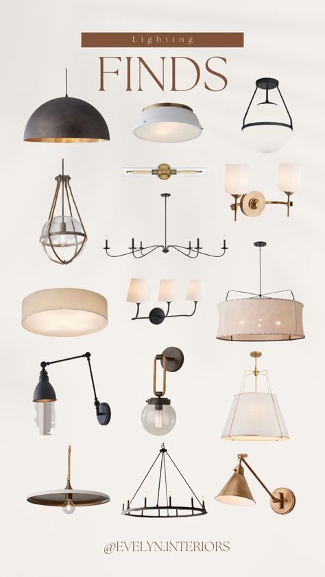 Coordinated Lighting Fixtures, Modern Organic Light Fixtures, Lighting Mood Board, Coordinating Light Fixtures, Flip Ideas, Chris Loves Julia, Dining Room Light Fixtures, Lighting Design Interior, Lighting Inspiration