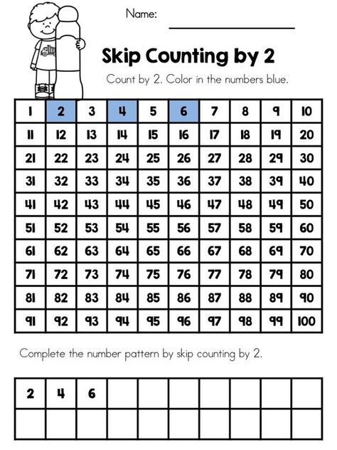 count by 2s worksheet coloring | K5 Worksheets Skip Counting Kindergarten, Skip Counting Activities, Counting In 2s, Skip Counting Worksheets, Counting By 2, Skip Counting By 2, Touch Math, Grade 1 Math, Counting Worksheets