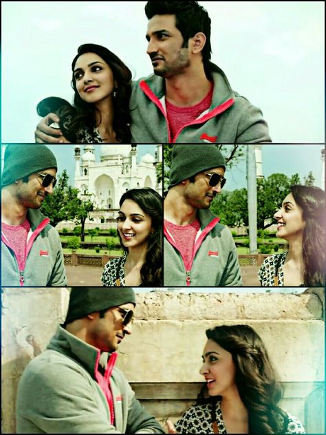 #Jabtak song from "M S Dhoni the untold story".Sushant Singh Rajput & Kiara Advani. Amaal Malik & Armaan Malik Ms Dhoni Movie, Amaal Malik, M S Dhoni, Bollywood Images, Movie Collage, Armaan Malik, Sushant Singh Rajput, Movie Love Quotes, Chic Sweatshirt