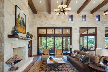 Texas Hill Country Limestone Design Ideas, Pictures, Remodel and Decor Hill Country Homes Interior, Texas Hill Country Decor, Hill Country Decor, Hill Country House Plans, Texas Hill Country House Plans, Texas Hill Country House, Texas Ranch House, Hill Country Homes, Contemporary Living Room Furniture