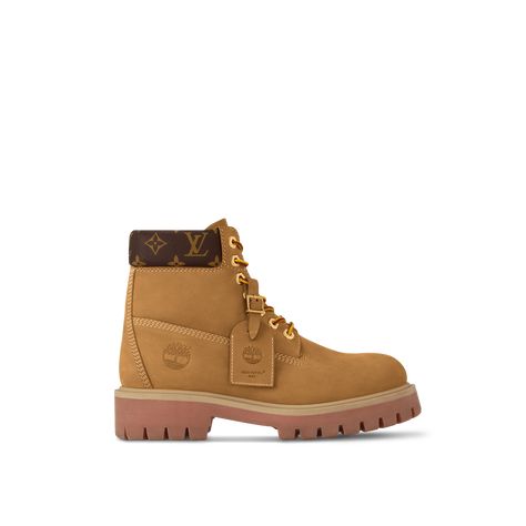 Louis Vuitton, Timberland, shoe, collaboration, details, workwear, Timbs, boots, work boots Timbs Boots, Timberland Shoe, Timberland Ankle Boots, Ankle Boots Beige, Louis Vuitton Gifts, Louis Vuitton Official Website, Slouchy Bag, Timberlands Shoes, Leather Denim