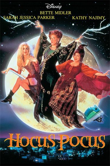 Hocus Pocus (1993) - Bette Midler, Sarah Jessica Parker, Kathy Najimy #MovieHocusPocus1993 Halloween Shuffle, Hermanas Sanderson, Hocus Pocus 1993, Kathy Najimy, Disney Worlds, Hocus Pocus Movie, Movies Horror, Disney Merch, Anime List