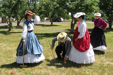 Croquet NSW, Australia - About Croquet Croquet Outfit, Victorian Dress Costume, Croquet Game, Fashion Sportswear, Era Fashion, Cray Cray, Design Boards, Women's Sportswear, Sportswear Fashion