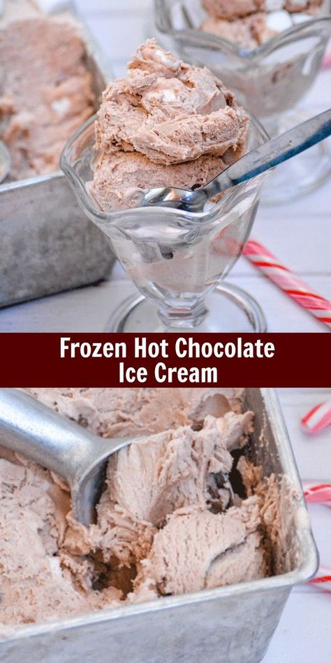 Hot Chocolate Ice Cream, Easy Homemade Ice Cream, Easy Ice Cream Recipe, Chef Club, Ice Cream Maker Recipes, Homemade Vanilla Ice Cream, Frozen Hot Chocolate, Easy Ice Cream, Homemade Ice Cream Recipes