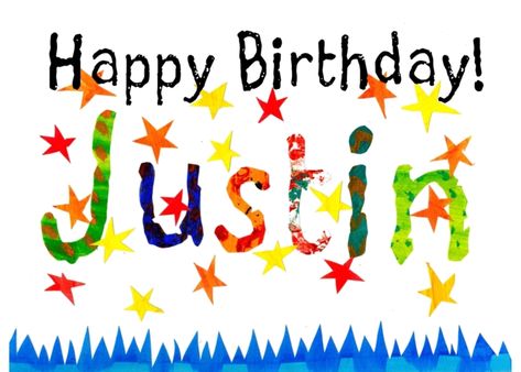 Happy Birthday Justin, Nice Sayings, Happy Birthdays, Happy 30th, Happy 30th Birthday, Free Ecards, Flower Invitation, Card Birthday, Special Cards