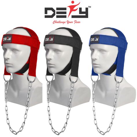 DEFY NYLON WEIGHT LIFTING HEAD HARNESS NECK STRENGTH GYM EXERCISE PADDED Black, Red & Blue DEFY Head Harness Strength Head Strap Gym Fitness Exercise Neoprene Padded Black #USA #Fitness #Orlando #Florida #Fitnesslife #Fitlife #gym #gymlife #strength #gymforce #freeshipping #defy #defysportsinc Head Harness, Weight Tips, Gym Exercise, Orlando Florida, Gym Fitness, Losing Weight, Weight Lifting, Gym Life, Fit Life