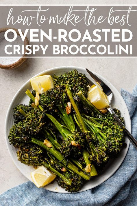 Brocolini Recipes, Broccolini Recipe, Asparagus Recipes Oven, Grilled Broccolini, Best Asparagus Recipe, Asparagus Recipes Baked, Grilled Asparagus Recipes, Roasted Broccolini, Side Items