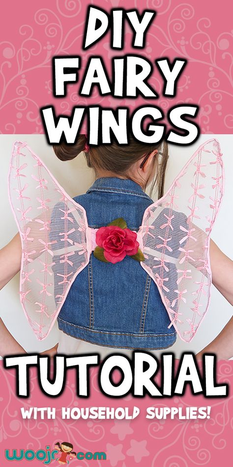 Diy Fairy Wings Easy, Diy Fairy Wings Tutorial, Diy Wings Costume, Fairy Wings Tutorial, Wings Tutorial, Wings Diy, Fairy Diy, Diy Fairy Wings, Fairy Wings Costume