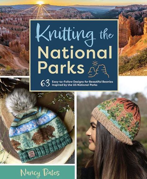 America’s National Parks have inspired artists and regular folks as long as they have existed, and Nancy Bates found inspiration from the parks for her knit hat collection Knitting the National Parks. The book includes mostly colorwork hat patterns for … Read More... Unique Beanies, Unique Landscapes, Yosemite California, Lake Mcdonald, Carlsbad Caverns, Scarf Knitting, Yosemite Valley, Knitting Books, Beanie Pattern