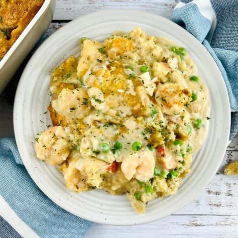 Being raised in Florida and close to the water where the boats come in with fresh seafood daily spoiled me. Making this Cheddar Bay Seafood Cobbler, which is topped with Red Lobster Cheddar Bay Biscuits, was very satisfying! Serving Ideas and Suggestions How long can you keep Seafood Cobbler? The post Cheddar Bay Seafood Cobbler appeared first on Saving Mealtime. Cheddar Bay Shrimp, Recipe With Red Lobster Biscuits, Cheddar Bay Biscuit Seafood Pot Pie, Chicken Cobbler Red Lobster, Frozen Cooked Shrimp, Mixed Seafood, Red Lobster Cheddar Bay Biscuits, Red Lobster Biscuits, Seafood Dish Recipes