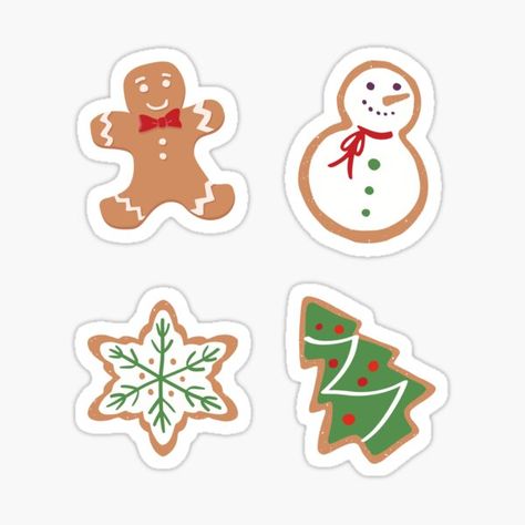 Ginger Bread Drawings, Ginger Bread Cookies Drawing, Christmas Cookies Clipart, Cute Christmas Stickers Aesthetic, Cute Christmas Stickers Printable, Christmas Stickers Printable Free, Christmas Ginger Bread Cookies, Christmas Cookies Drawing, Aesthetic Christmas Stickers