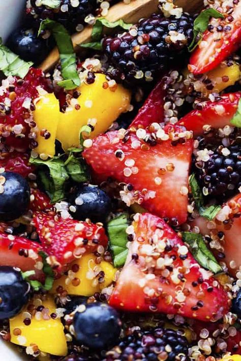 Quinoa Fruit Salad, Lime Quinoa, Easy Clean Eating Recipes, The Recipe Critic, Recipe Critic, Healthy Food Recipes Clean Eating, Paneer Tikka, Delicious Clean Eating, Honey Lime