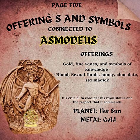 Is Asmodeus an angel, a demon, or just misunderstood? This fiery figure's got a wild reputation, but there's more to him than meets the eye. Swipe to learn the truth about Asmodeus! ⏭️⏭️⏭️ #mythologytok #demondilemma #witchyaf #AsmodeusWho #WitchesOfInstagram Asmodeus Witchcraft, Asmodeus Offerings, Asmodeus Deity, Asmodeus Aesthetic, Deities Witchcraft, Demon Hierarchy, Asmodeus Demon, King Asmodeus, Luciferian Witchcraft