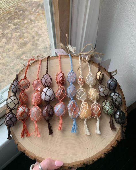 Working on building up my crystal charm inventory for upcoming craft shows! What color(s) am I missing? #macrame #macramê #macramemakers #craftshow #craftshowprep #craftshowseason #craftshows #etsyseller #etsysellersofinstagram #crystal #crystalmagic #crystalhealing #crystaladdict Crystal Bookmark, Craft Shows, Gift Inspo, Plant Hangers, Crystal Magic, Macrame Art, Mothersday Gifts, Crystal Charm, Black Widow