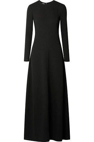 Dress Code For Women, Princesa Anne, Black Maxi Dresses, Georgette Maxi Dress, Black Tie Dress Code, Maxi Dress Designs, Next Dresses, Red Lip, Luxury Dress