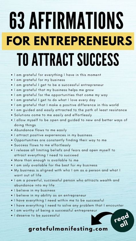 Attraction Affirmations Affirmations For Entrepreneurs, Grateful Affirmations Law Of Attraction, Positive Affirmations For Success, Attract Success, Power Of Attraction, Attract Clients, Attraction Affirmations, Success Affirmations, High Vibes