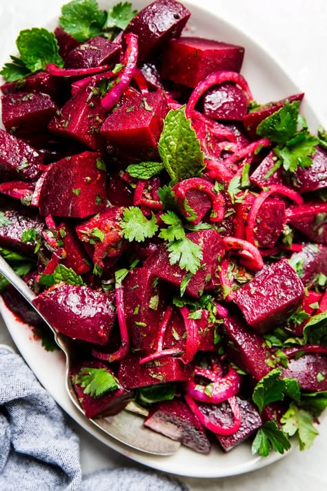 Red Beets Salad, Beetroot Benefits, Cooking Beets, Winter Salad Recipes, Modern Proper, Make Ahead Salads, Beet Salad Recipes, Moroccan Recipes, Easy Salad Dressing