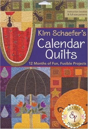 Calendar Quilts - Kim Schaefers: Kim Schaefer has created colorful and original designs for 12 seasonal wall quilt projects. Each project combines piecing and fusible applique. Finished quilt sizes are 20.5 Seasonal Wall Hangings, Calendar Quilts, Pattern Sheets, Hanging Quilts, Embroidery Book, Spring Rain, Family Tradition, Spooky Pumpkin, Wall Quilts